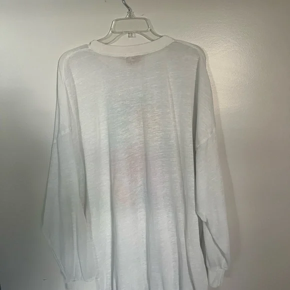 Show Me Your Mumu White Crewneck with Pink Label - Picture 4 of 7